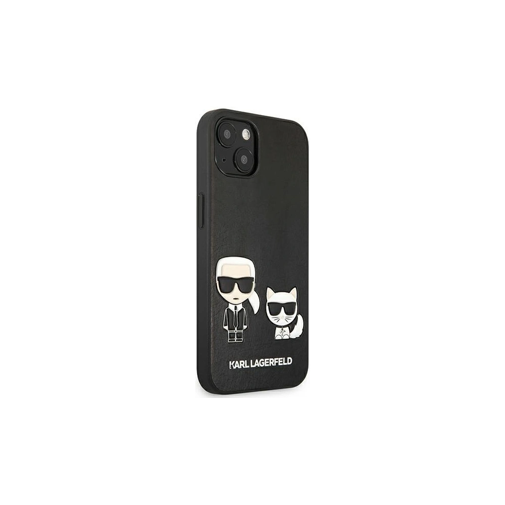 Hurtownia GSM - Etui Karl Lagerfeld KLHCP13SPCUSKCBK Apple iPhone 13 mini czarny/black hardcase Ikonik Karl & Choupette - KLD632BLK - {ean13} - Hurt