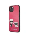 Hurtownia GSM - Etui Karl Lagerfeld KLHCP13SPCUSKCP Apple iPhone 13 mini fuksja/fushia hardcase Ikonik Karl & Choupette - KLD633FKS - {ean13} - Hurt