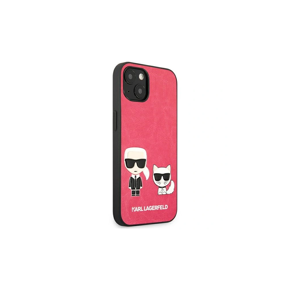 Hurtownia GSM - Etui Karl Lagerfeld KLHCP13SPCUSKCP Apple iPhone 13 mini fuksja/fushia hardcase Ikonik Karl & Choupette - KLD633FKS - {ean13} - Hurt