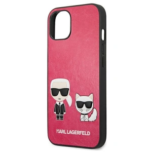 Hurtownia GSM - Case Karl Lagerfeld KLHCP13SPCUSKCP Apple iPhone 13 mini fuchsia/fushia Hardcase Ikonik Karl & Choupette - KLD633FKS - {ean13} - Hurt
