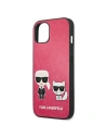 Hurtownia GSM - Etui Karl Lagerfeld KLHCP13SPCUSKCP Apple iPhone 13 mini fuksja/fushia hardcase Ikonik Karl & Choupette - KLD633FKS - {ean13} - Hurt