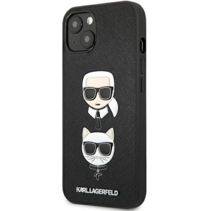 Hurtownia GSM - Case Karl Lagerfeld KLHCP13SSAKICKCBK Apple iPhone 13 mini schwarz/black Buch Saffiano Karl & Choupette - KLD634BLK - {ean13} - Hurt