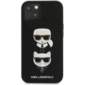 Hurtownia GSM - Case Karl Lagerfeld KLHCP13SSAKICKCBK Apple iPhone 13 mini schwarz/black Buch Saffiano Karl & Choupette - KLD634BLK - {ean13} - Hurt