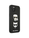 Karl Lagerfeld KLHCP13SSAKICKCBK Apple iPhone 13 mini black book Saffiano Karl & Choupette