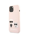 Hurtownia GSM - Case Karl Lagerfeld KLHCP13SSSKCI Apple iPhone 13 mini Hardcase hellrosa/light pink Silikon Karl & Choupette - KLD637PNK - {ean13} - Hurt