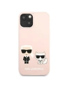 Hurtownia GSM - Case Karl Lagerfeld KLHCP13SSSKCI Apple iPhone 13 mini Hardcase hellrosa/light pink Silikon Karl & Choupette - KLD637PNK - {ean13} - Hurt