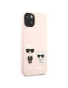 Wholesale Karl Lagerfeld KLHCP13SSSKCI Apple iPhone 13 mini hardcase light pink Silicone Karl & Choupette - KLD637PNK - {ean13} - Hurt