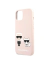Hurtownia GSM - Case Karl Lagerfeld KLHCP13SSSKCI Apple iPhone 13 mini Hardcase hellrosa/light pink Silikon Karl & Choupette - KLD637PNK - {ean13} - Hurt