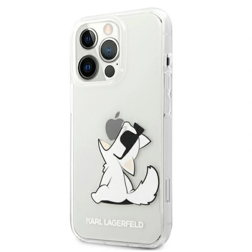 Etui Karl Lagerfeld KLHCP13XCFNRC Apple iPhone 13 Pro Max hardcase transparent Choupette Fun