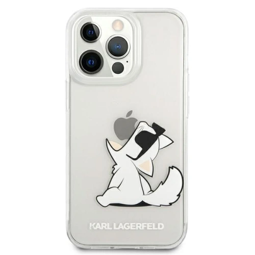 Etui Karl Lagerfeld KLHCP13XCFNRC Apple iPhone 13 Pro Max hardcase transparent Choupette Fun