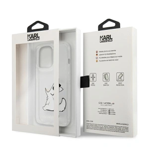 Etui Karl Lagerfeld KLHCP13XCFNRC Apple iPhone 13 Pro Max hardcase transparent Choupette Fun