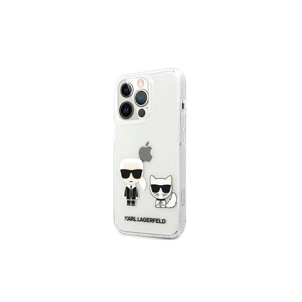 Hurtownia GSM - Etui Karl Lagerfeld KLHCP13XCKTR Apple iPhone 13 Pro Max hardcase Transparent Karl & Choupette - KLD641CL - {ean13} - Hurt