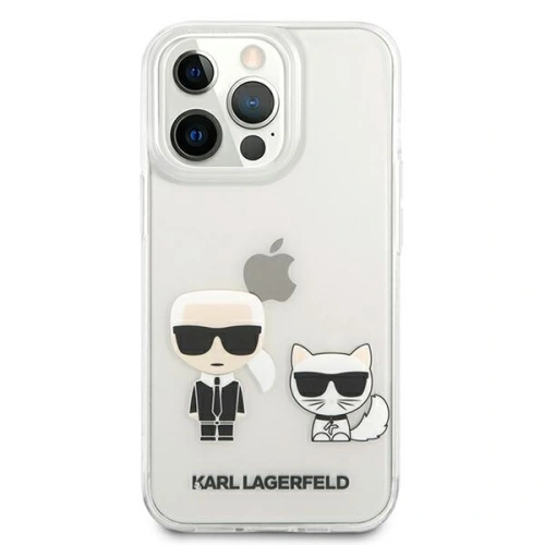 Etui Karl Lagerfeld KLHCP13XCKTR Apple iPhone 13 Pro Max hardcase Transparent Karl & Choupette