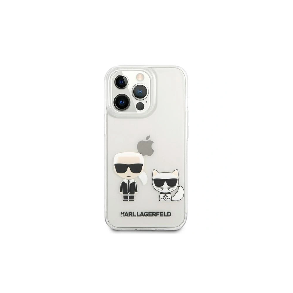 Hurtownia GSM - Etui Karl Lagerfeld KLHCP13XCKTR Apple iPhone 13 Pro Max hardcase Transparent Karl & Choupette - KLD641CL - {ean13} - Hurt