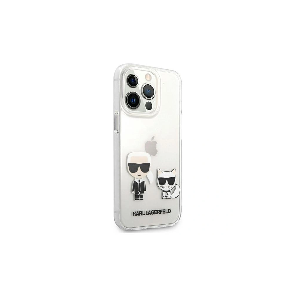 Hurtownia GSM - Etui Karl Lagerfeld KLHCP13XCKTR Apple iPhone 13 Pro Max hardcase Transparent Karl & Choupette - KLD641CL - {ean13} - Hurt