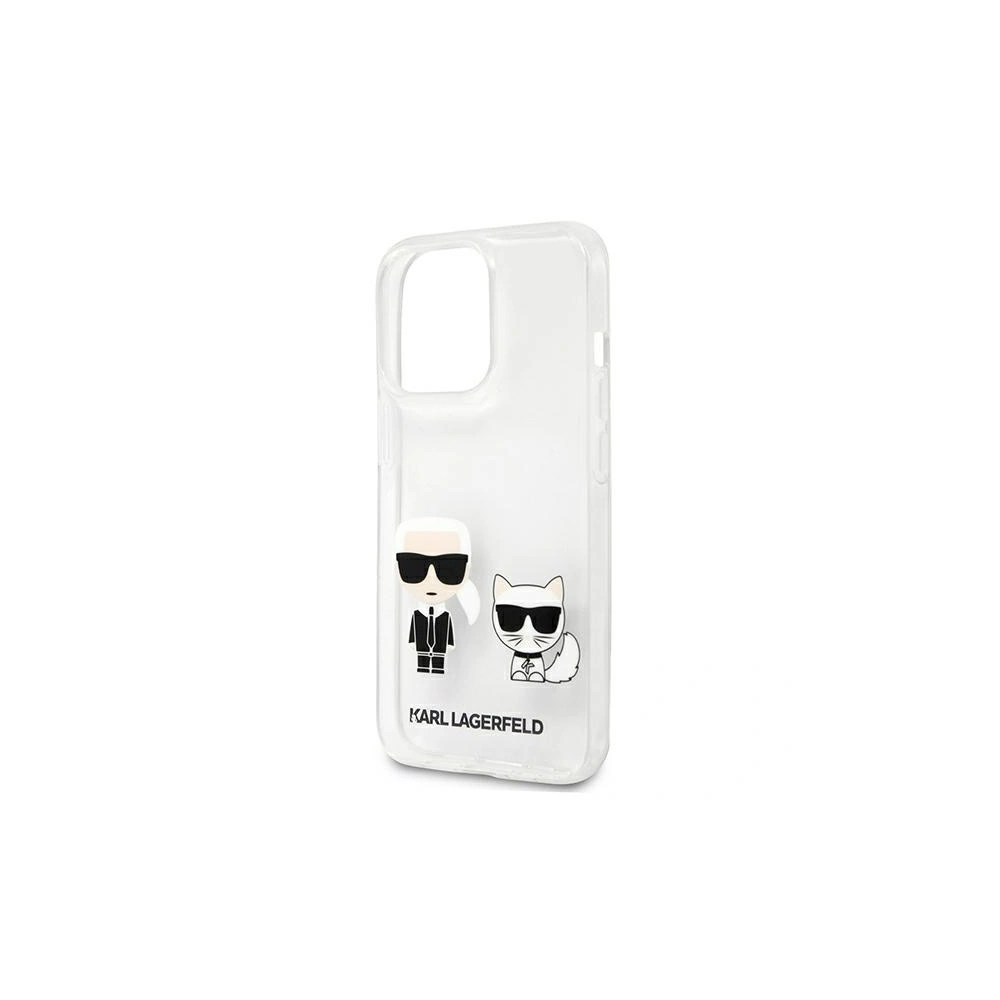Hurtownia GSM - Etui Karl Lagerfeld KLHCP13XCKTR Apple iPhone 13 Pro Max hardcase Transparent Karl & Choupette - KLD641CL - {ean13} - Hurt