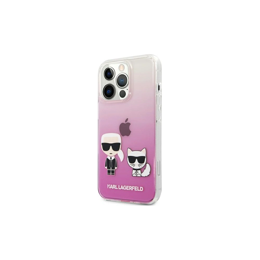 Hurtownia GSM - Etui Karl Lagerfeld KLHCP13XCKTRP Apple iPhone 13 Pro Max hardcase różowy/pink Karl & Choupette - KLD642PNK - {ean13} - Hurt
