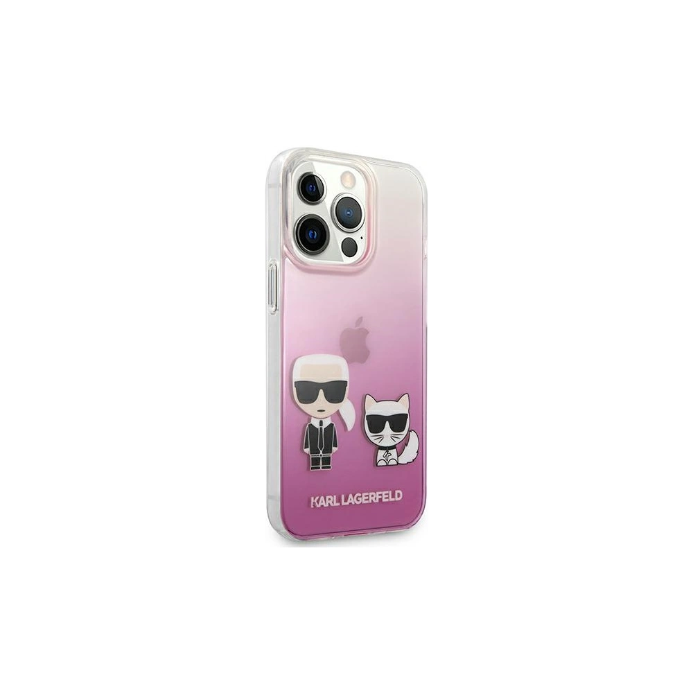 Hurtownia GSM - Etui Karl Lagerfeld KLHCP13XCKTRP Apple iPhone 13 Pro Max hardcase różowy/pink Karl & Choupette - KLD642PNK - {ean13} - Hurt