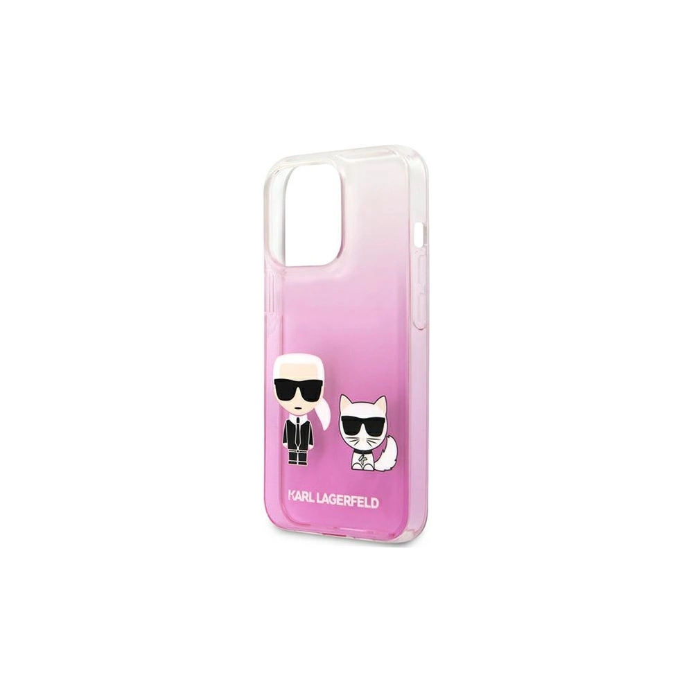 Hurtownia GSM - Etui Karl Lagerfeld KLHCP13XCKTRP Apple iPhone 13 Pro Max hardcase różowy/pink Karl & Choupette - KLD642PNK - {ean13} - Hurt