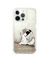 Wholesale Karl Lagerfeld KLHCP13XGCFD Apple iPhone 13 Pro Max gold hardcase Liquid Glitter Choupette Fun - KLD643GLD - {ean13} - Hurt