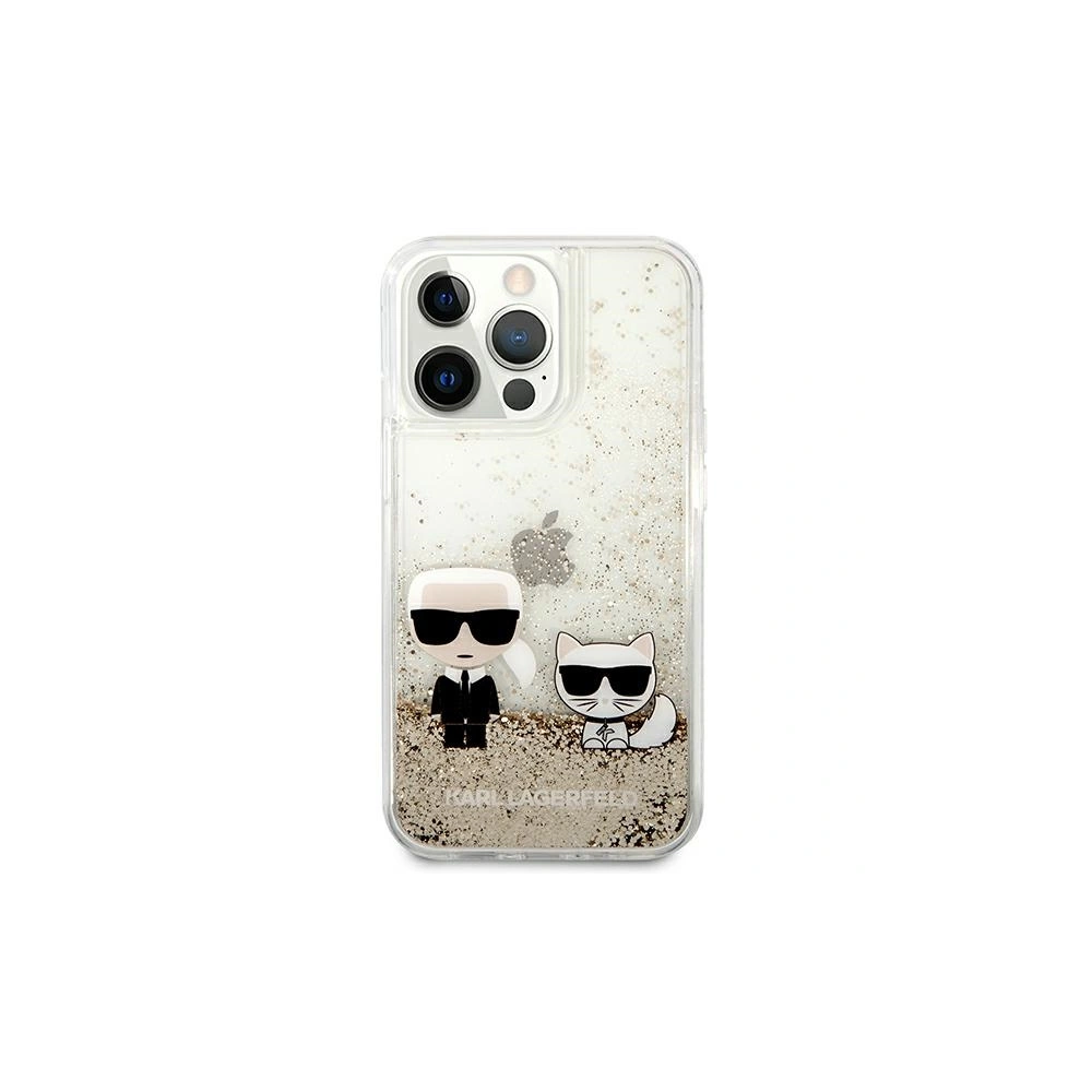 Hurtownia GSM - Etui Karl Lagerfeld KLHCP13XGKCD Apple iPhone 13 Pro Max zlatý/gold hardcase Liquid Glitter Karl&Choupette - KLD644GLD - {ean13} - Hurt