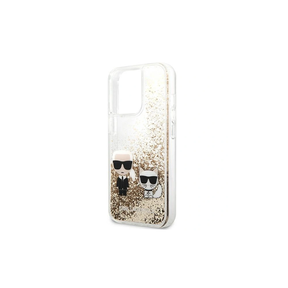 Hurtownia GSM - Etui Karl Lagerfeld KLHCP13XGKCD Apple iPhone 13 Pro Max zlatý/gold hardcase Liquid Glitter Karl&Choupette - KLD644GLD - {ean13} - Hurt