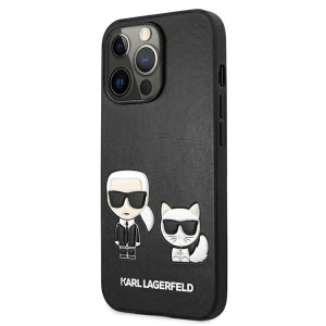 Etui Karl Lagerfeld KLHCP13XPCUSKCBK Apple iPhone 13 Pro Max černý/black hardcase Ikonik Karl & Choupette