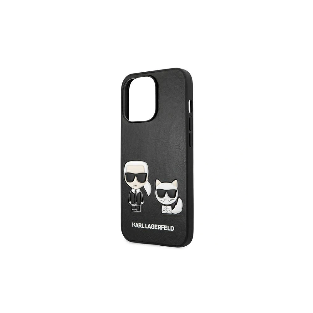 Hurtownia GSM - Etui Karl Lagerfeld KLHCP13XPCUSKCBK Apple iPhone 13 Pro Max černý/black hardcase Ikonik Karl & Choupette - KLD646BLK - {ean13} - Hurt