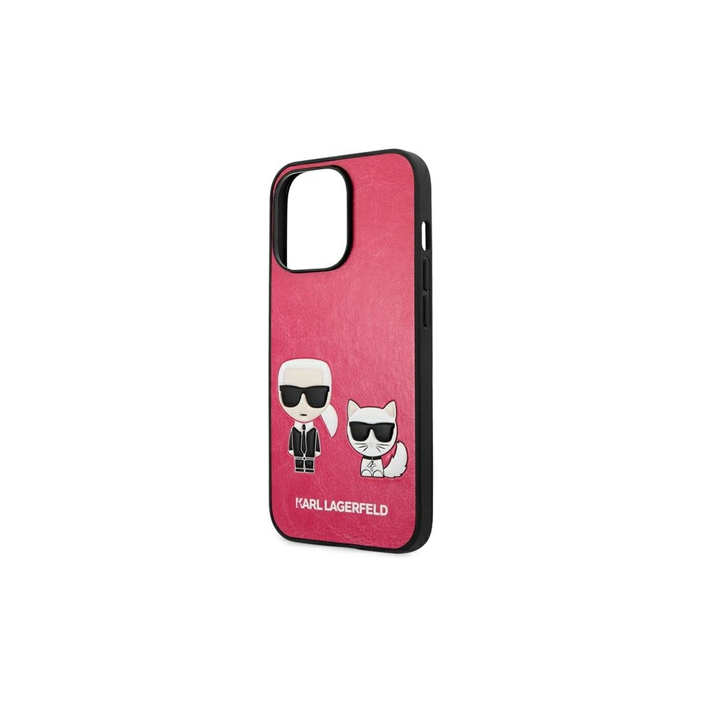 Hurtownia GSM - Etui Karl Lagerfeld KLHCP13XPCUSKCP Apple iPhone 13 Pro Max fuksja/fushia hardcase Ikonik Karl & Choupette - KLD647FKS - {ean13} - Hurt