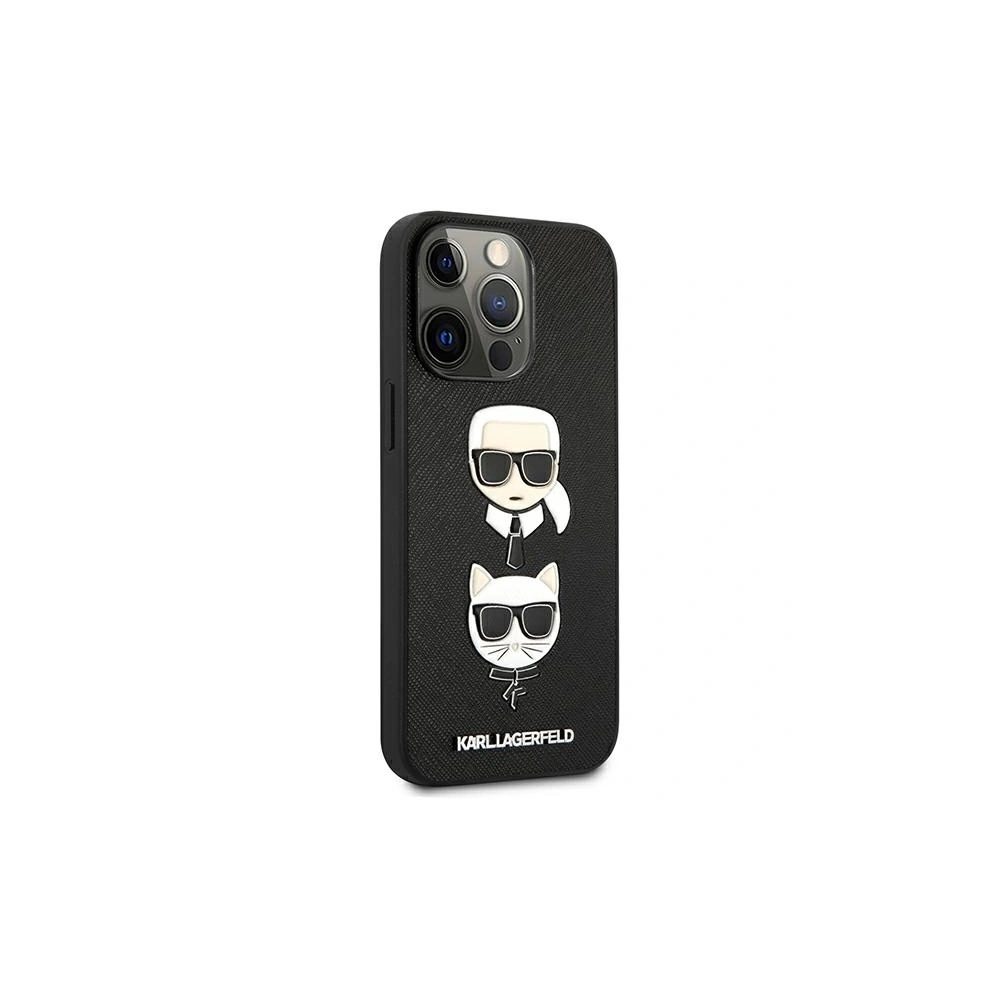 Hurtownia GSM - Etui Karl Lagerfeld KLHCP13XSAKICKCBK Apple iPhone 13 Pro Max czarny/black book Saffiano Karl & Choupette - KLD648BLK - {ean13} - Hurt