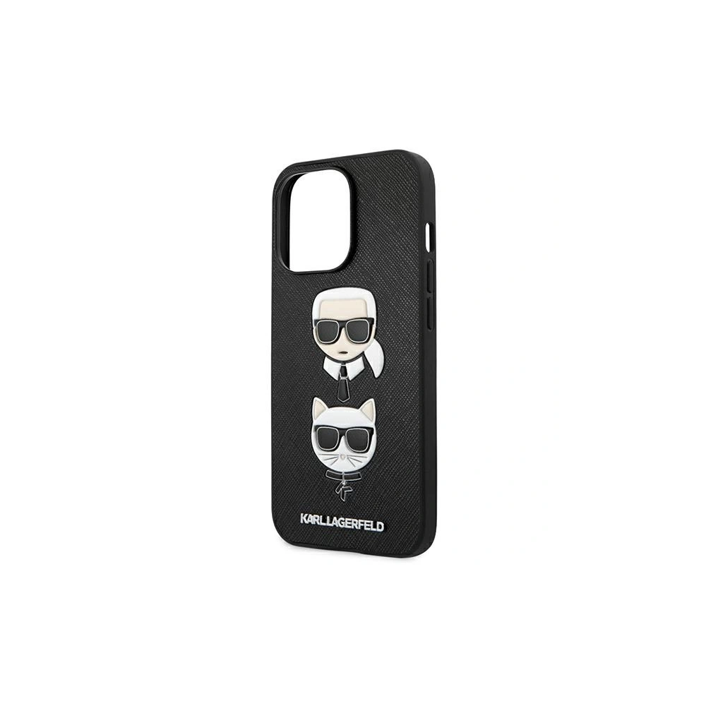 Hurtownia GSM - Etui Karl Lagerfeld KLHCP13XSAKICKCBK Apple iPhone 13 Pro Max czarny/black book Saffiano Karl & Choupette - KLD648BLK - {ean13} - Hurt