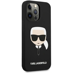 Etui Karl Lagerfeld KLHCP13XSLKHBK Apple iPhone 13 Pro Max czarny/black hardcase Silicone Karl`s Head