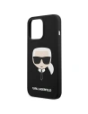 Hurtownia GSM - Etui Karl Lagerfeld KLHCP13XSLKHBK Apple iPhone 13 Pro Max czarny/black hardcase Silicone Karl`s Head - KLD649BLK - {ean13} - Hurt