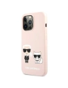 Hurtownia GSM - Etui Karl Lagerfeld KLHCP13XSSKCI Apple iPhone 13 Pro Max hardcase jasno różowy/light pink Silicone Karl & Choupette - KLD651PNK - {ean13} - Hurt