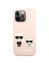 Hurtownia GSM - Etui Karl Lagerfeld KLHCP13XSSKCI Apple iPhone 13 Pro Max hardcase jasno różowy/light pink Silicone Karl & Choupette - KLD651PNK - {ean13} - Hurt