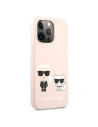 Hurtownia GSM - Etui Karl Lagerfeld KLHCP13XSSKCI Apple iPhone 13 Pro Max hardcase jasně růžové/light pink Silicone Karl & Choupette - KLD651PNK - {ean13} - Hurt