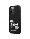 Wholesale Karl Lagerfeld KLHCP13XSSKCK Apple iPhone 13 Pro Max hardcase black Silicone Karl & Choupette - KLD652BLK - {ean13} - Hurt