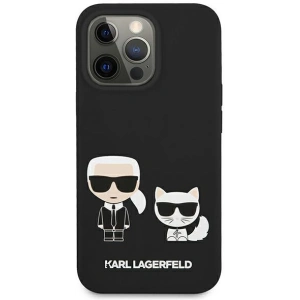 Etui Karl Lagerfeld KLHCP13XSSKCK Apple iPhone 13 Pro Max hardcase czarny/black Silicone Karl & Choupette