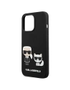 Wholesale Karl Lagerfeld KLHCP13XSSKCK Apple iPhone 13 Pro Max hardcase black Silicone Karl & Choupette - KLD652BLK - {ean13} - Hurt