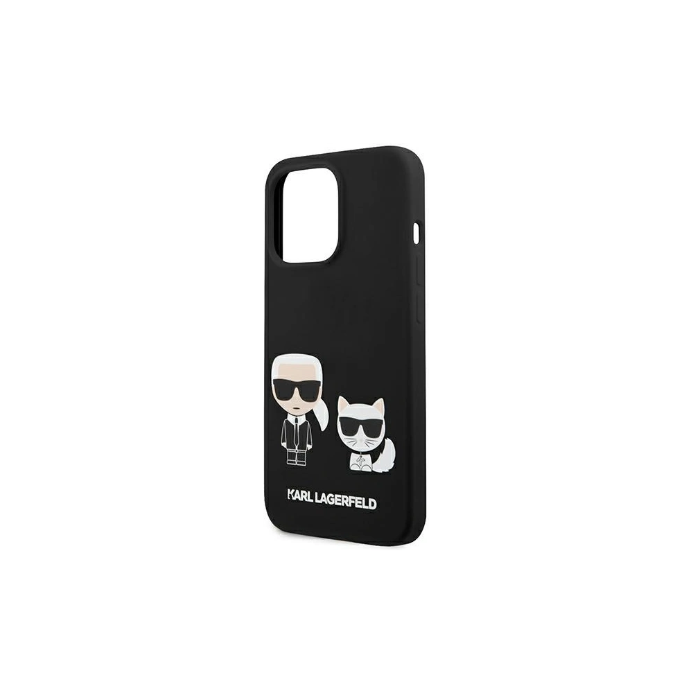 Wholesale Karl Lagerfeld KLHCP13XSSKCK Apple iPhone 13 Pro Max hardcase black Silicone Karl & Choupette - KLD652BLK - {ean13} - Hurt