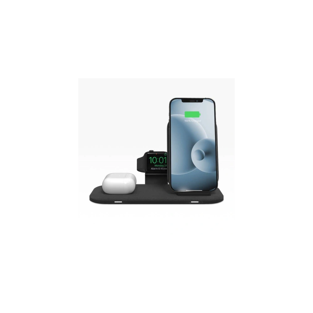 Hurtownia GSM - Bezdrátová nabíječka Mophie Universal Wireless Charging Stand+ s držákem na Apple Watch - MPH044 - {ean13} - Hurt