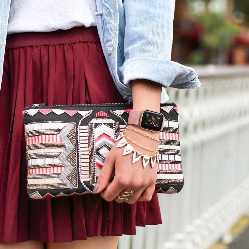 Pasek Tech-Protect Mellow Apple Watch 4/5/6/7/SE/8/9/10 40/41/42mm Pink Sand