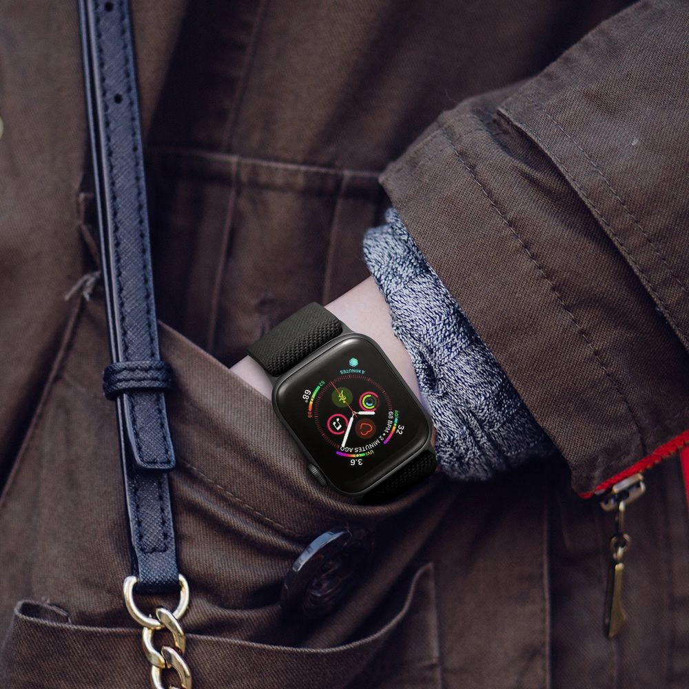 Hurtownia GSM - Pásek Tech-Protect Mellow Apple Watch 4/5/6/7/SE/8/9/Ultra 44/45/49mm černý - THP645BLK - {ean13} - Hurt