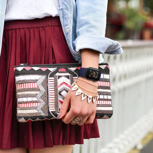 Pasek Tech-Protect Mellow Apple Watch 4/5/6/7/SE/8/9/Ultra 44/45/49mm Navy