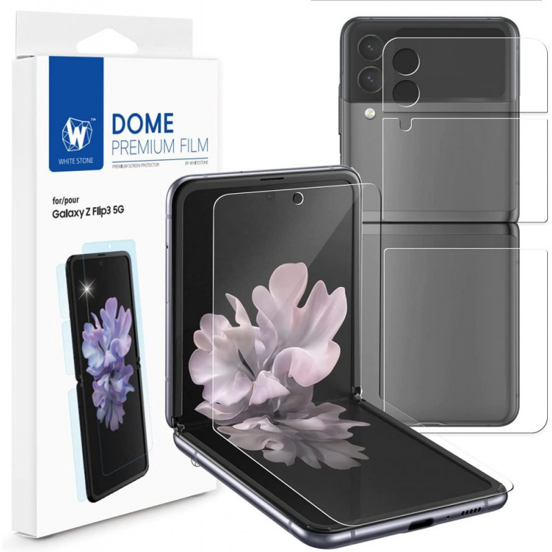 Whitestone Dome Distributor - 8809365405398 - WSD052 - Whitestone Premium Film Samsung Galaxy Z Flip 3 - B2B homescreen
