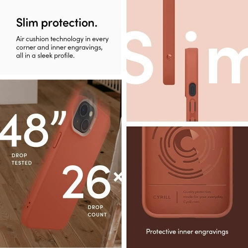 Etui Spigen Cyrill Color Brick Apple iPhone 13 Chili