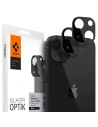 Tvrzené sklo na zařízení Spigen Optik Camera Lens Apple iPhone 13/13 mini Černé [2 PACK]