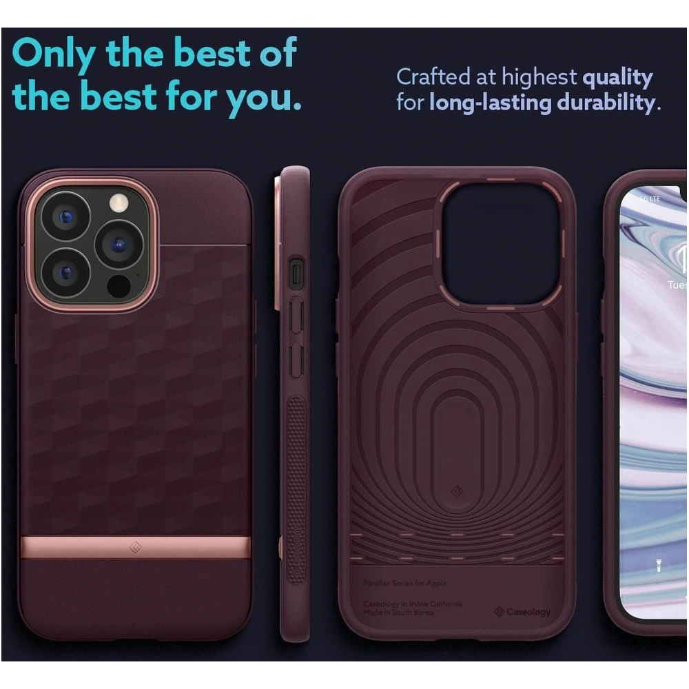 Hurtownia GSM - Etui Caseology Parallax Apple iPhone 13 Pro Max Burgundská - CSL021BRG - {ean13} - Hurt