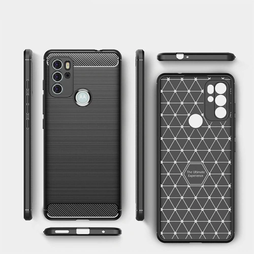Etui Tech-Protect TPUCarbon Motorola Moto G60s Black