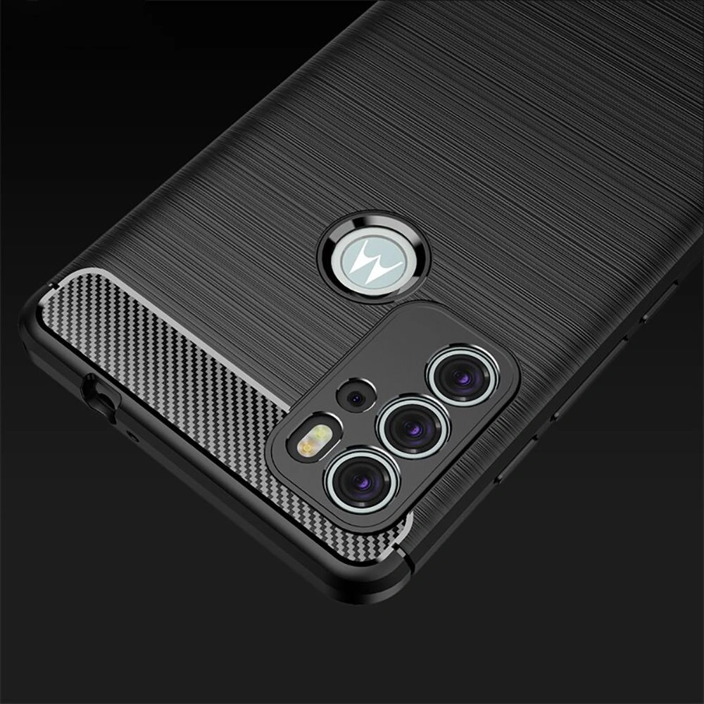 Etui Tech-Protect TPUCarbon Motorola Moto G60s černá